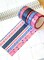 FOILED 4th Of July America Red White & Blue Stars & Stripes Washi Tape Set (#W062)